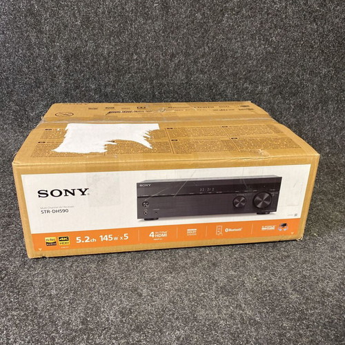 Sony STR-DH590 5.2 Home Cinema AV Receiver new, sealed, 4K HDR, Bluetooth