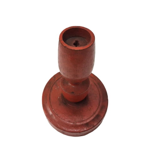 Vintage wooden lamp part used, 15 cm