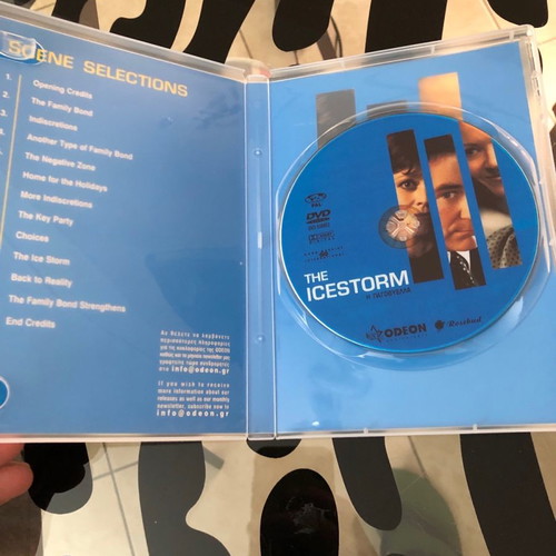 The Icestorm DVD used with Greek subtitles social movie