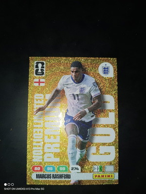 Marcus Rashford Premium Gold Limited Edition Card new FIFA World Cup 2026