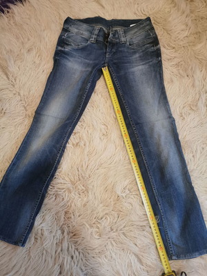 Τζιν Pepe Jeans London μοντέλο Venus slim straight σαν καινούργιο, μπλε