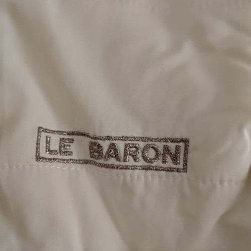 Le Baron baby sleeveless vest size 1, white