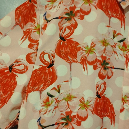 Men's pink shirt new, size L
