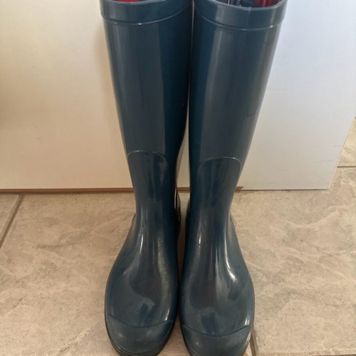 Dsquared blue rain boots used, size 37