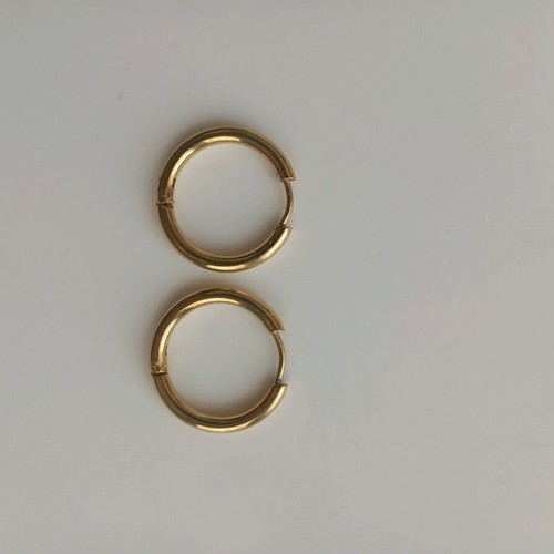 Stainless steel earrings like new, worn once