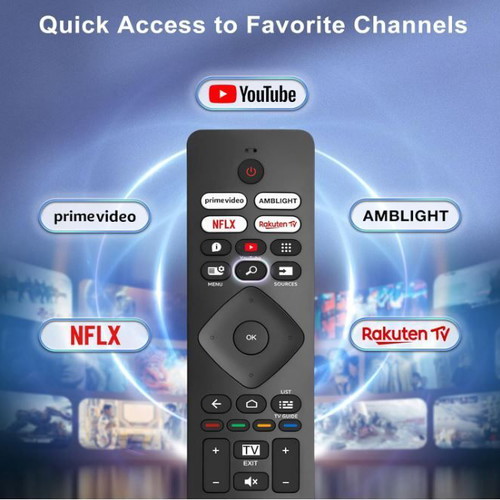 Remote control for Philips Ambilight TV 4K OLED LED Ultra HD FHD new