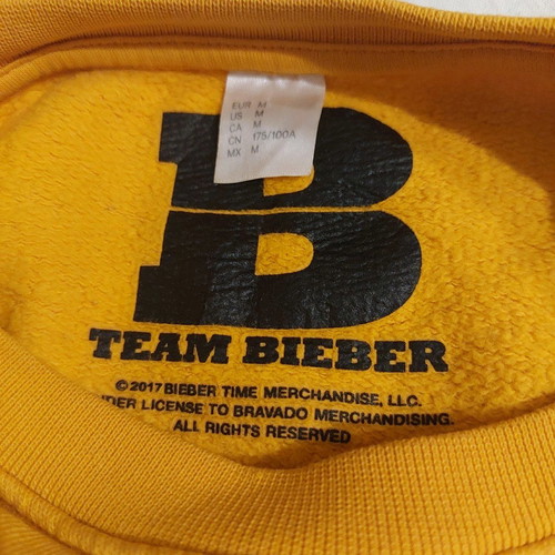 Bieber collectible blouse used, yellow, size M