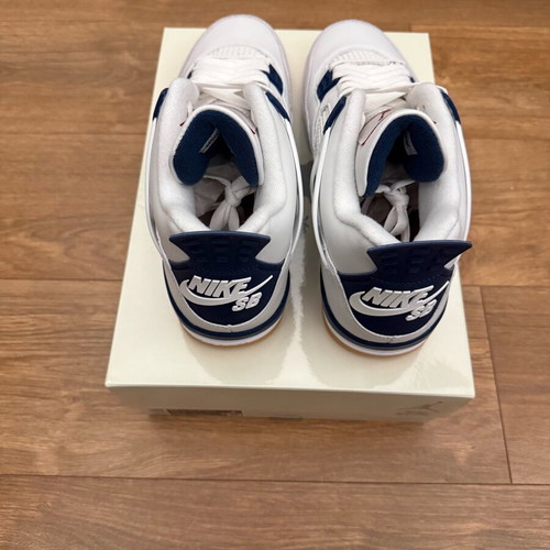 Air Jordan 4 Retro SB brand new with tags, white, size 45