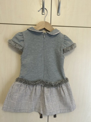 Lapin no2 children's dress grey-pink like new