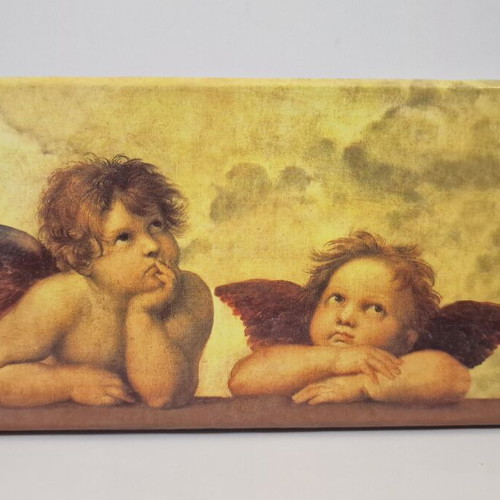 Decorative angel boxes set of 2, like new