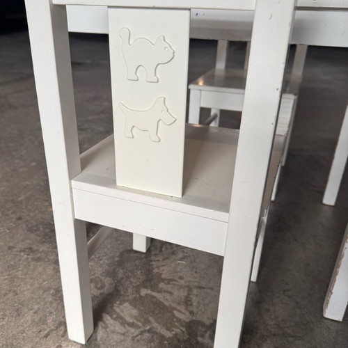 IKEA KRITTER children's set table and 2 chairs used