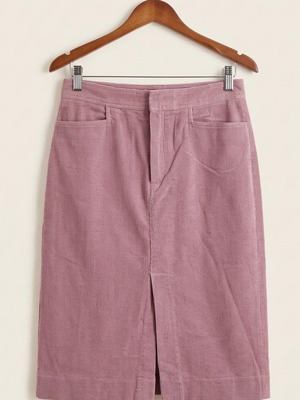 Zara corduroy skirt like new, dusty pink, size S 36