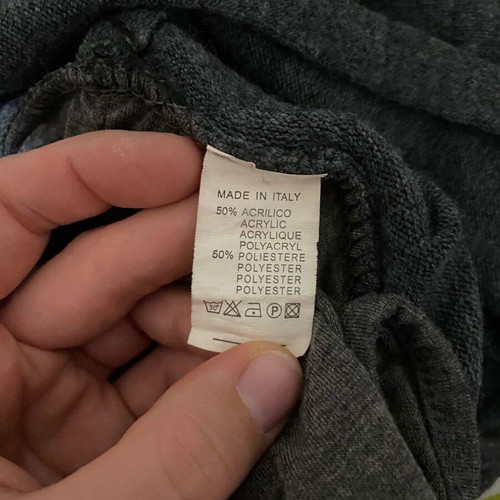 Top 2 in 1 used, wool, grey, size S-M