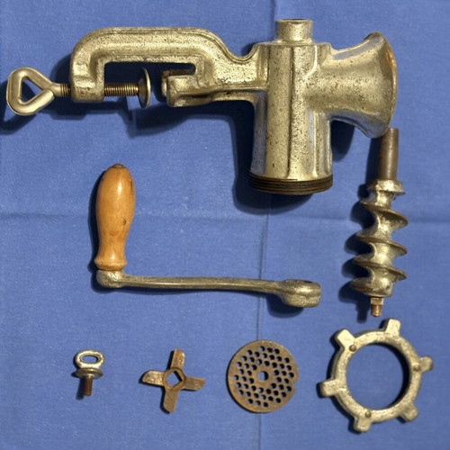 Porkert No5 vintage meat grinder with all parts