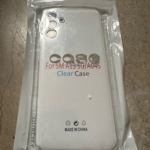 Samsung A13 5G/A04s clear case new