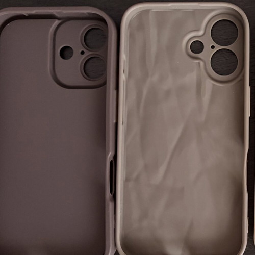 iPhone 16 cases new, set of 4 with matte and glass feel