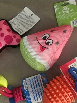 Dog toys new, pack of 4 pieces