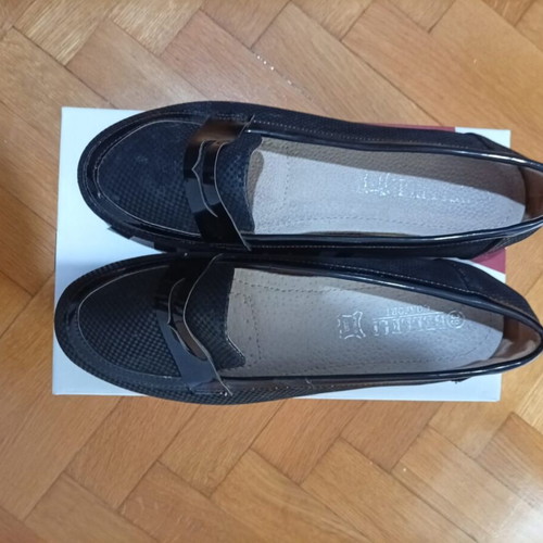 Loafers slip-on shoes size 39 like new black