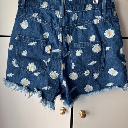 Tezenis jeans shorts size M like new, blue