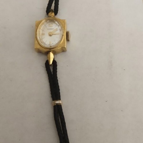 Zenith vintage ladies cocktail watch used, gold color