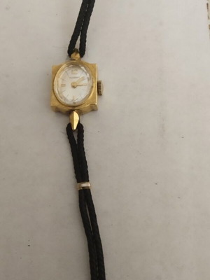 Zenith γυναικείο vintage ρολόι cocktail μεταχειρισμένο, χρυσαφί