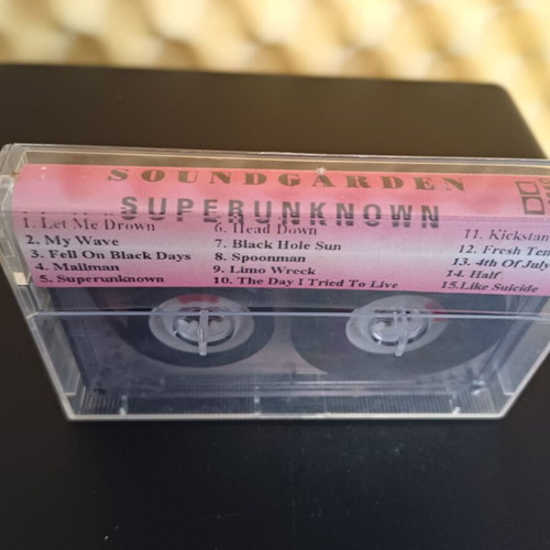 Soundgarden Superunknown cassette tape used