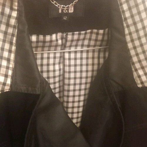 Women's trench coat like new, black