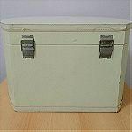  Καπελιέρα - Βαπτιστικό Κουτί Ξύλινο - Δερμάτινης Μπέζ