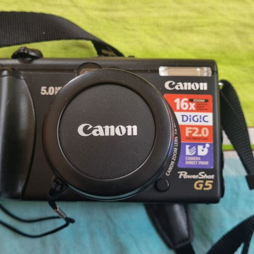 Canon PowerShot G5 5MP σετ ψηφιακής φωτογραφικής μηχανής με θήκη