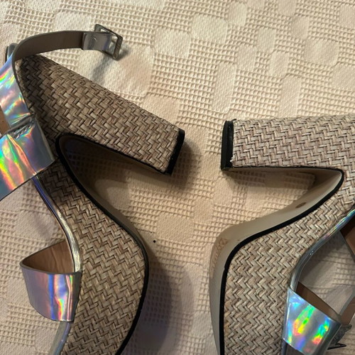 High heels used, size 38, grey