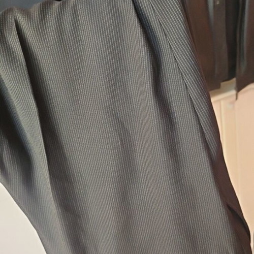 Men's Suit worn once, black and gray, size L