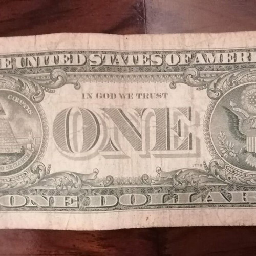 USA 2 used $1 banknotes (1974 & 1981)