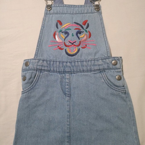 Dpam denim salopette like new, size 110 cm for 5 years old