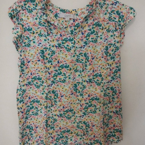 Loft top, colorful, size L