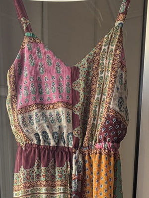 Boho long dress medium size like new by Pull & Bear