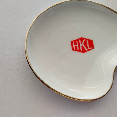 Small porcelain plate HKL used, Gerolnd Porzellan