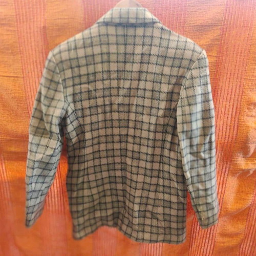 Vintage women's checked jacket used, size Large