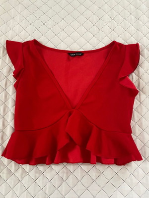 Μπλούζα κόκκινη καινούργια, μέγεθος S