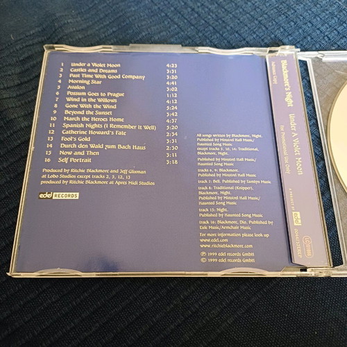 Blackmore's Night Under a Violet Moon CD like new, rock