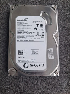 Σκληρός δίσκος Seagate Barracuda 500GB 3.5" μεταχειρισμένος