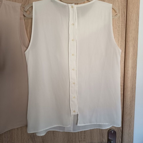 Zara 2 blouses size S like new, white and pink