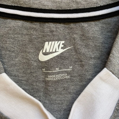 Nike Sportswear Heather Gray Graphic Tank Top, Size M
