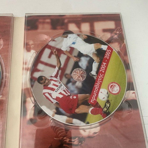 Olympiakos 7 DVD genuine collectibles like new