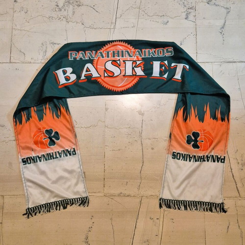 Panathinaikos Basketball Scarf like new, 1996 European Champion
