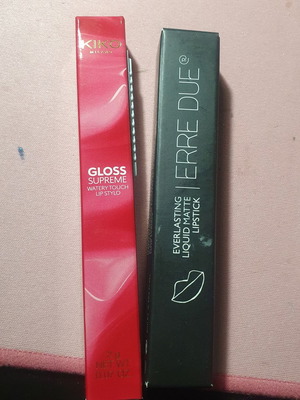 Set of 2 lipsticks Erre Due and Kiko Milano like new