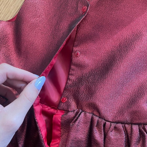 H&M burgundy dress like new for 5-6 years old