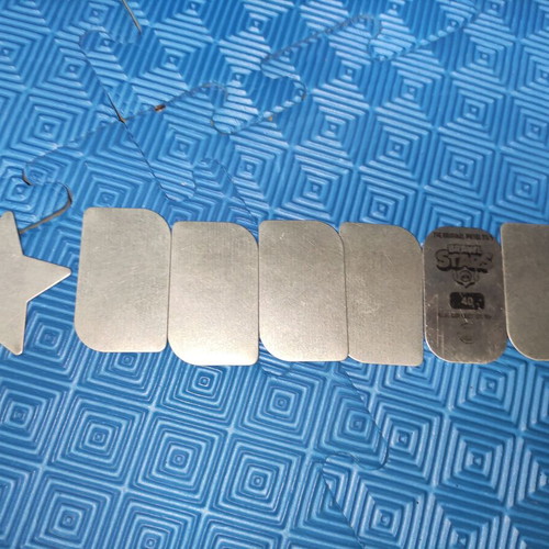Brawl Stars Colt collectible iron tags set of 7, like new