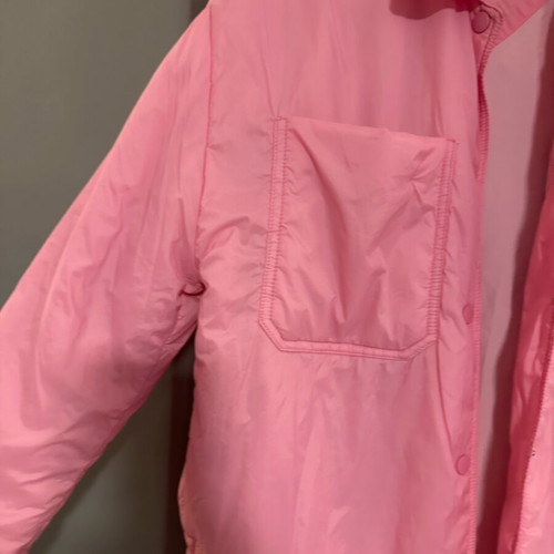 Zara thin pink jacket like new, women's small 13-14