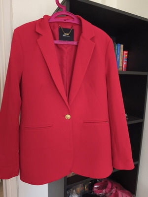 BSB Red Jacket Size 44 Like New With One Gold Button