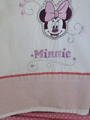 Disney Minnie and Bear Crib Bedding Set, 3 sheets and 3 pillowcases